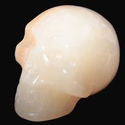 Afghan Jade hand-carved skull  52-49mm 146-152g Rocks and Things