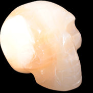 Afghan Jade hand-carved skull  52-49mm 146-152g Rocks and Things