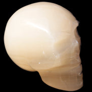 Afghan Jade hand-carved skull  52-49mm 146-152g Rocks and Things