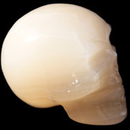 Afghan Jade hand-carved skull  52-49mm 146-152g Rocks and Things