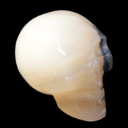 Afghan Jade hand-carved skull  52-49mm 146-152g Rocks and Things