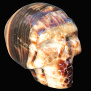 Chocolate Calcite skull 52-53mm 191-204g Rocks and Things