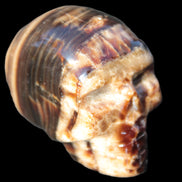 Chocolate Calcite skull 52-53mm 191-204g Rocks and Things