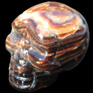 Chocolate Calcite skull 52-53mm 191-204g Rocks and Things