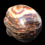 Chocolate Calcite skull 52-53mm 191-204g Rocks and Things