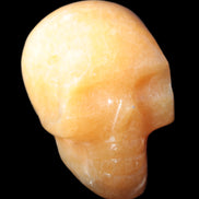 Banded Honey Calcite skull 44-55mm 134-191g Rocks and Things