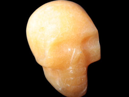 Banded Honey Calcite skull 44-55mm 134-191g Rocks and Things