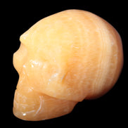 Banded Honey Calcite skull 44-55mm 134-191g Rocks and Things