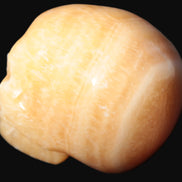Banded Honey Calcite skull 44-55mm 134-191g Rocks and Things
