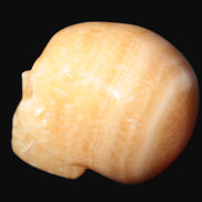 Banded Honey Calcite skull 44-55mm 134-191g Rocks and Things