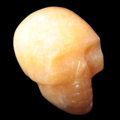 Banded Honey Calcite skull 44-55mm 134-191g Rocks and Things