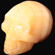Banded Honey Calcite skull 44-55mm 134-191g Rocks and Things