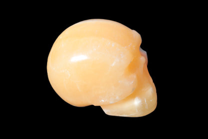 Banded Honey Calcite skull 44-55mm 134-191g Rocks and Things