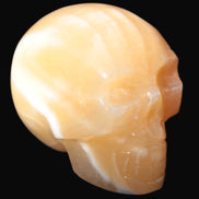 Banded Honey Calcite skull 44-55mm 134-191g Rocks and Things