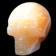 Banded Honey Calcite skull 44-55mm 134-191g Rocks and Things