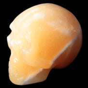 Banded Honey Calcite skull 44-55mm 134-191g Rocks and Things