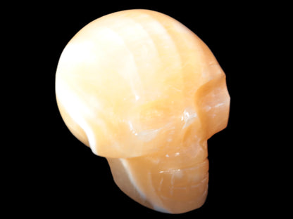 Banded Honey Calcite skull 44-55mm 134-191g Rocks and Things