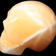 Banded Honey Calcite skull 44-55mm 134-191g Rocks and Things