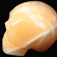 Banded Honey Calcite skull 44-55mm 134-191g Rocks and Things