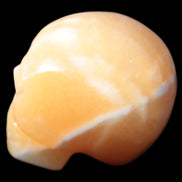Banded Honey Calcite skull 44-55mm 134-191g Rocks and Things