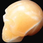 Banded Honey Calcite skull 44-55mm 134-191g Rocks and Things