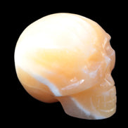 Banded Honey Calcite skull 44-55mm 134-191g Rocks and Things