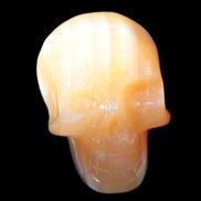 Banded Honey Calcite skull 44-55mm 134-191g Rocks and Things