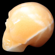 Banded Honey Calcite skull 44-55mm 134-191g Rocks and Things