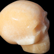 Banded Honey Calcite skull 44-55mm 134-191g Rocks and Things