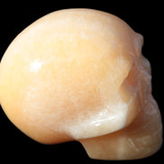 Banded Honey Calcite skull 44-55mm 134-191g Rocks and Things