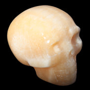 Banded Honey Calcite skull 44-55mm 134-191g Rocks and Things