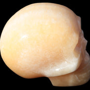 Banded Honey Calcite skull 44-55mm 134-191g Rocks and Things