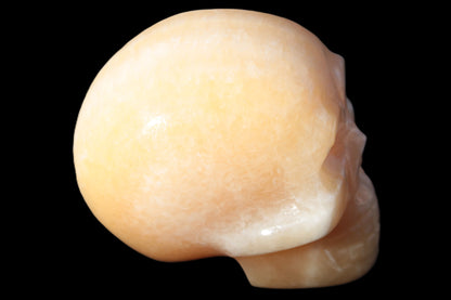 Banded Honey Calcite skull 44-55mm 134-191g Rocks and Things