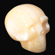 Banded Honey Calcite skull 44-55mm 134-191g Rocks and Things
