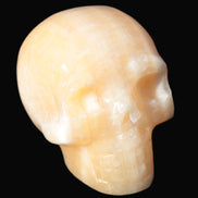 Banded Honey Calcite skull 44-55mm 134-191g Rocks and Things