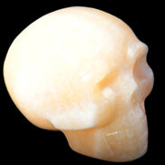 Banded Honey Calcite skull 44-55mm 134-191g Rocks and Things