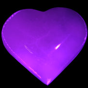 Mangano Calcite hand-carved heart 67-94mm  129-274g Rocks and Things