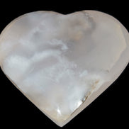 Mangano Calcite hand-carved heart 67-94mm  129-274g Rocks and Things