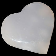 Mangano Calcite hand-carved heart 67-94mm  129-274g Rocks and Things