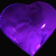 Mangano Calcite hand-carved heart 67-94mm  129-274g Rocks and Things