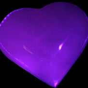 Mangano Calcite hand-carved heart 67-94mm  129-274g Rocks and Things