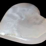 Mangano Calcite hand-carved heart 67-94mm  129-274g Rocks and Things