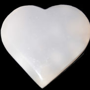 Mangano Calcite hand-carved heart 67-94mm  129-274g Rocks and Things