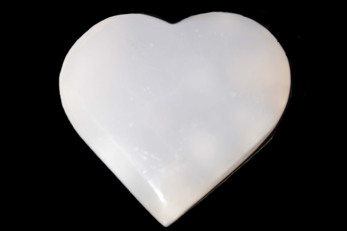 Mangano Calcite hand-carved heart 67-94mm  129-274g Rocks and Things