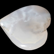 Mangano Calcite hand-carved heart 67-94mm  129-274g Rocks and Things