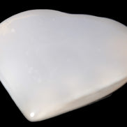 Mangano Calcite hand-carved heart 67-94mm  129-274g Rocks and Things