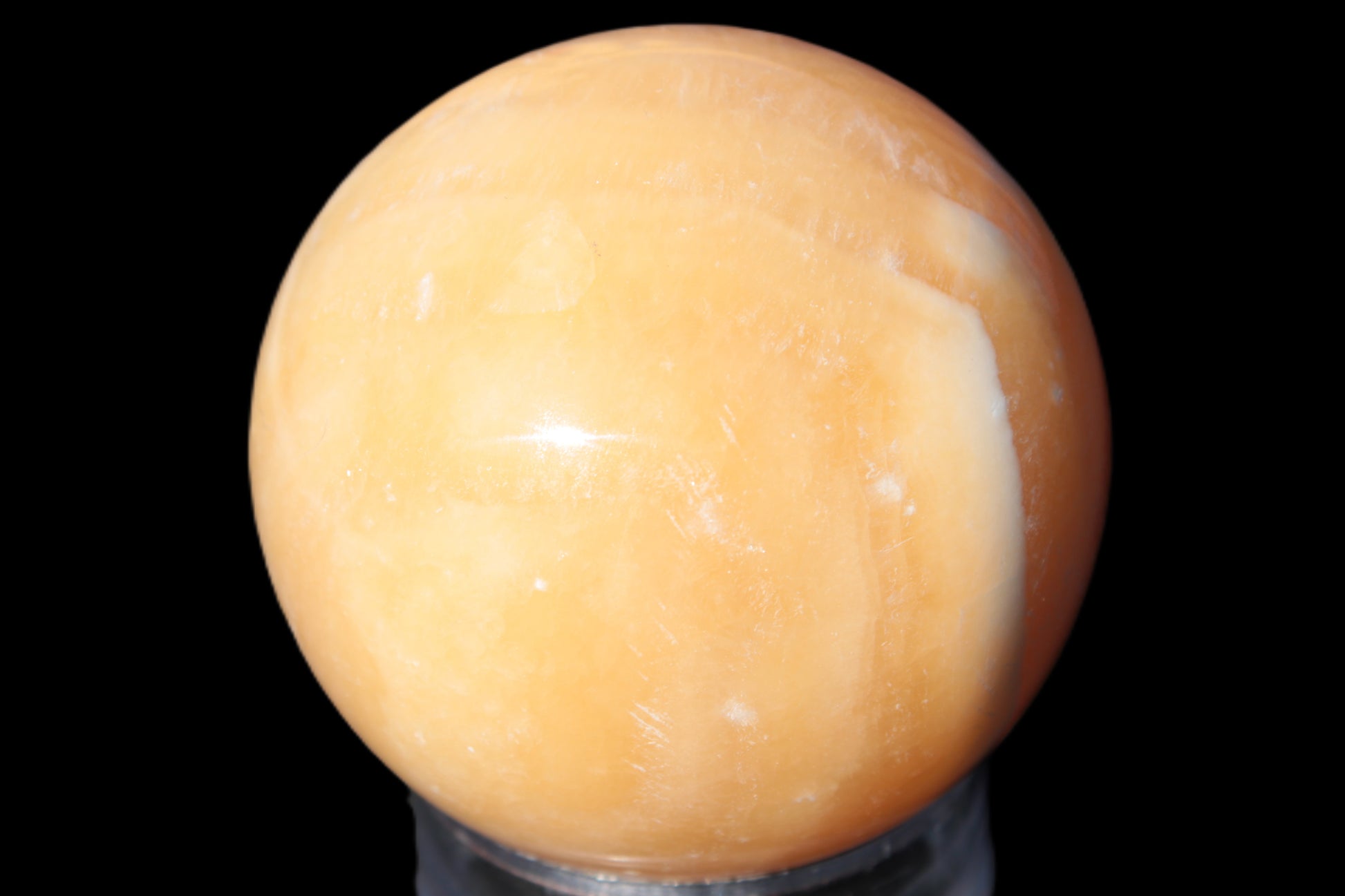 Honey Calcite sphere 64/65mm 346-371g Rocks and Things