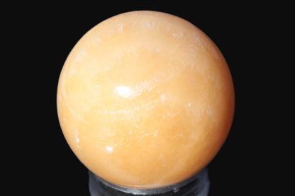 Honey Calcite sphere 64/65mm 346-371g Rocks and Things