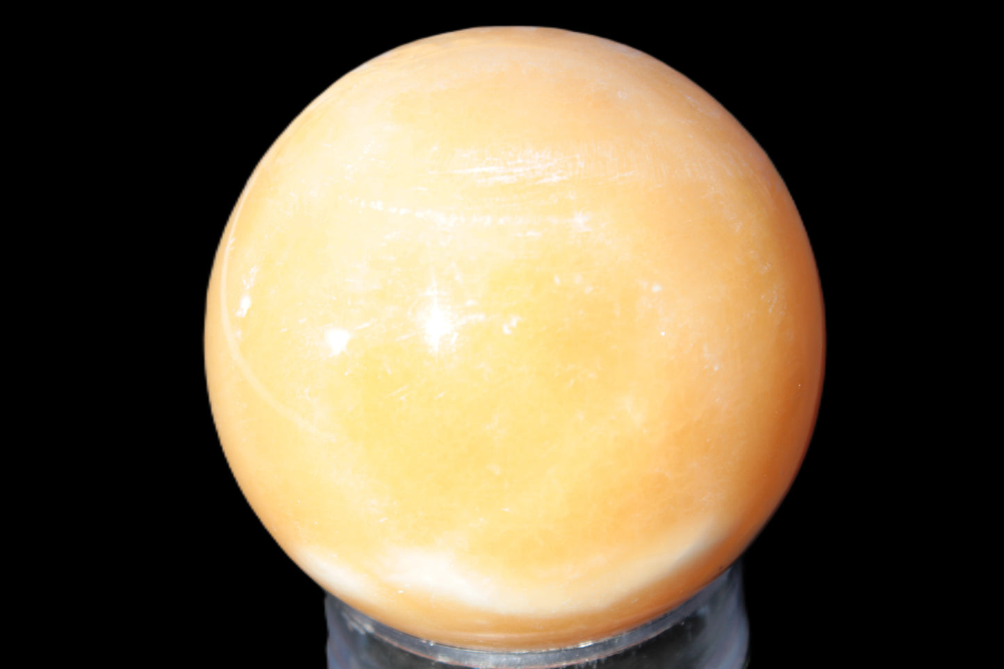 Honey Calcite sphere 64/65mm 346-371g Rocks and Things