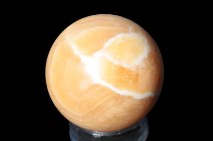 Honey Calcite sphere 64/65mm 346-371g Rocks and Things